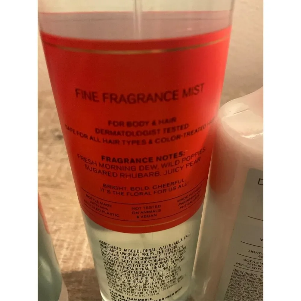 Bath and Body Works POPPY 4 Piece Set